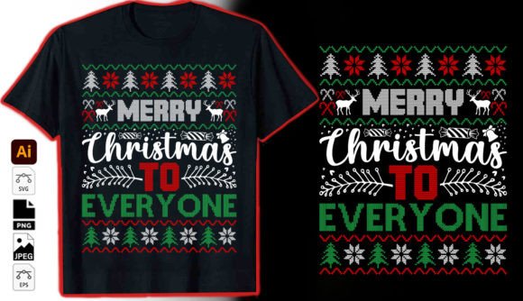 Merry Christmas to Everyone Graphic: Your Festive Design Solution