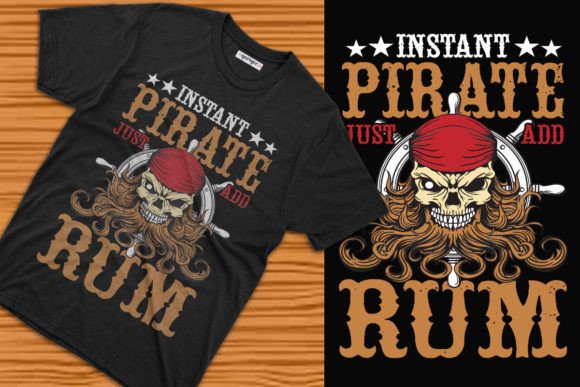 Set Sail with the Talk Like a Pirate Skull Graphic T-shirt