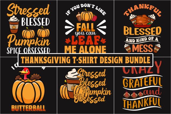 Stunning Thanksgiving Graphics: Bundle 3 for Your Designs